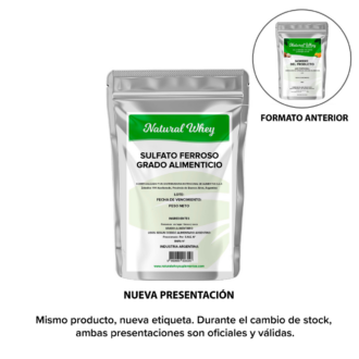 SULFATO FERROSO GRADO ALIMENTICIO